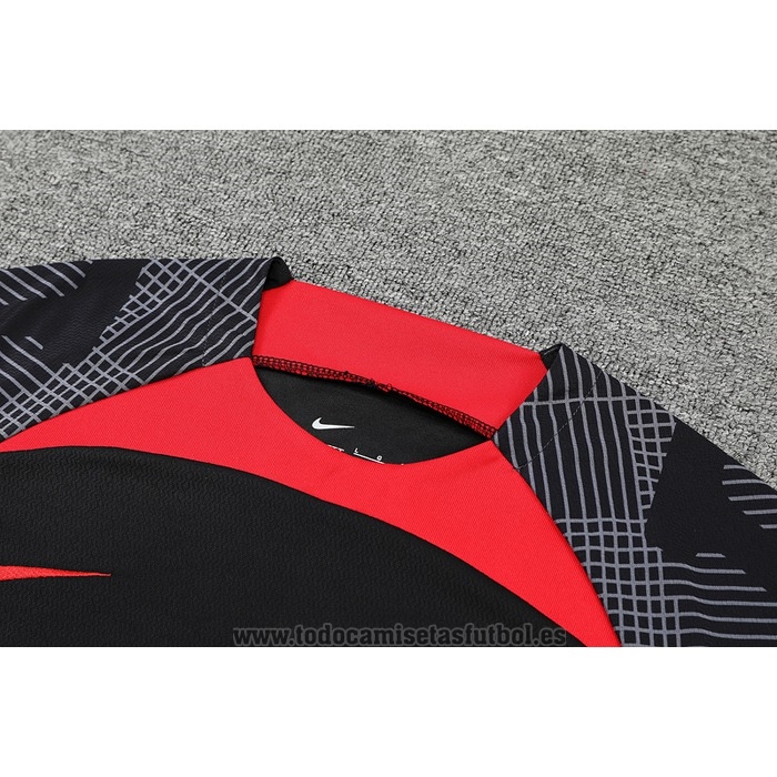 Chandal del Liverpool Manga Corta 2022-2023 Negro - Pantalon Corto
